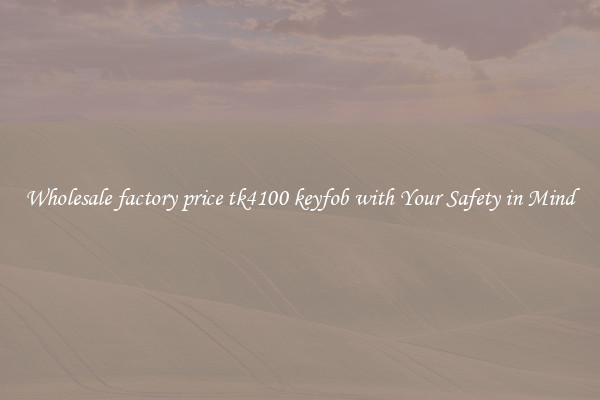 Wholesale factory price tk4100 keyfob with Your Safety in Mind