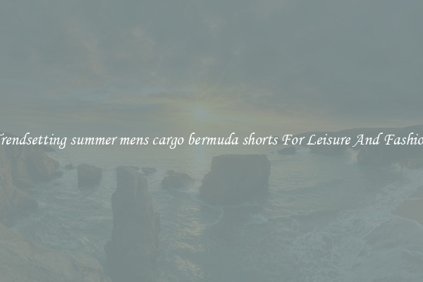 Trendsetting summer mens cargo bermuda shorts For Leisure And Fashion