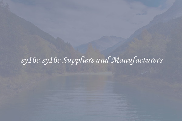 sy16c sy16c Suppliers and Manufacturers