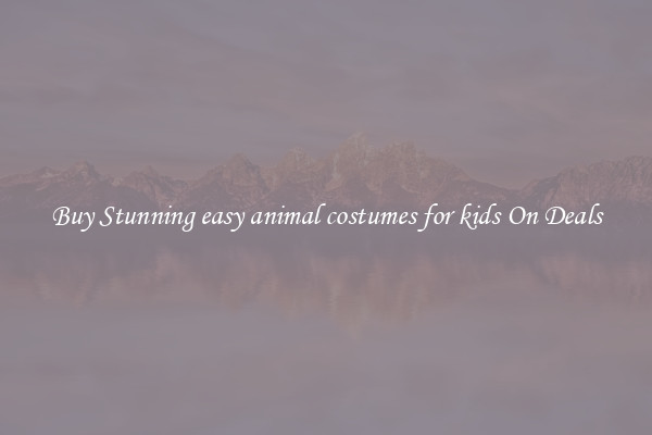 Buy Stunning easy animal costumes for kids On Deals