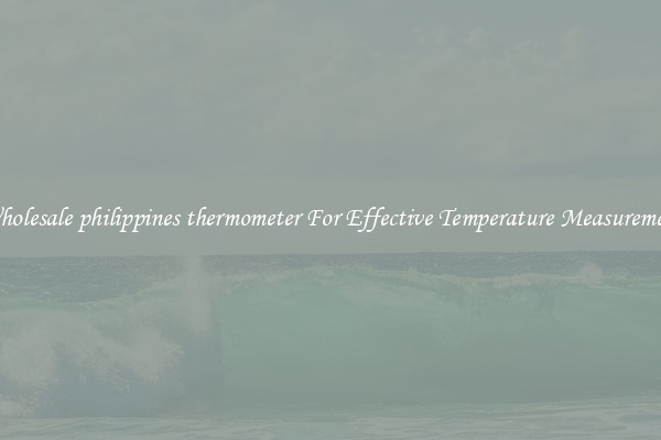 Wholesale philippines thermometer For Effective Temperature Measurement