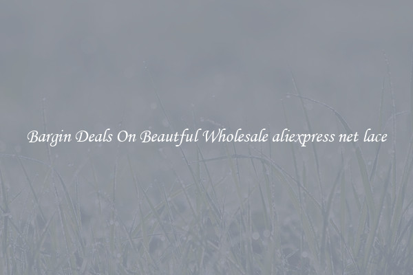 Bargin Deals On Beautful Wholesale aliexpress net lace