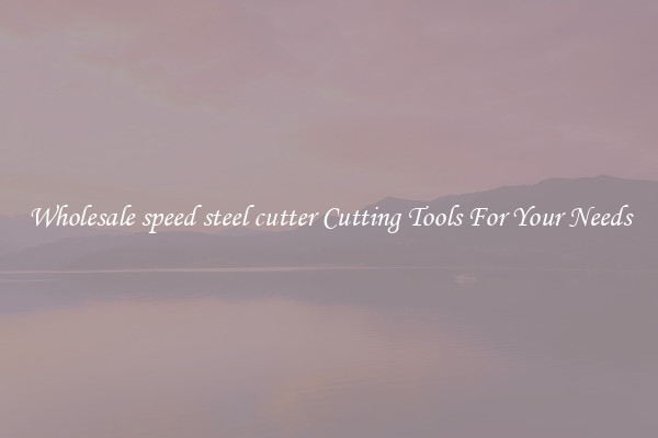 Wholesale speed steel cutter Cutting Tools For Your Needs