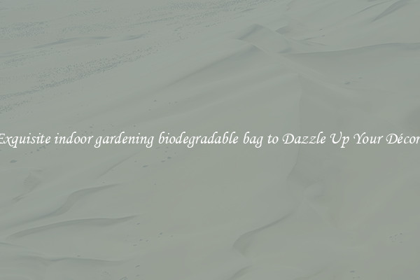 Exquisite indoor gardening biodegradable bag to Dazzle Up Your Décor  